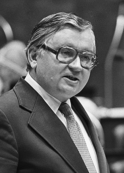 European Parliament President Egon A. Klepsch