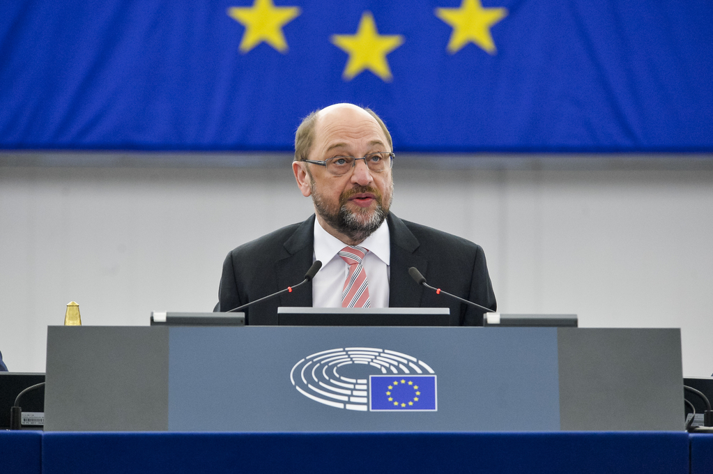 European Parliament President Martin Schulz