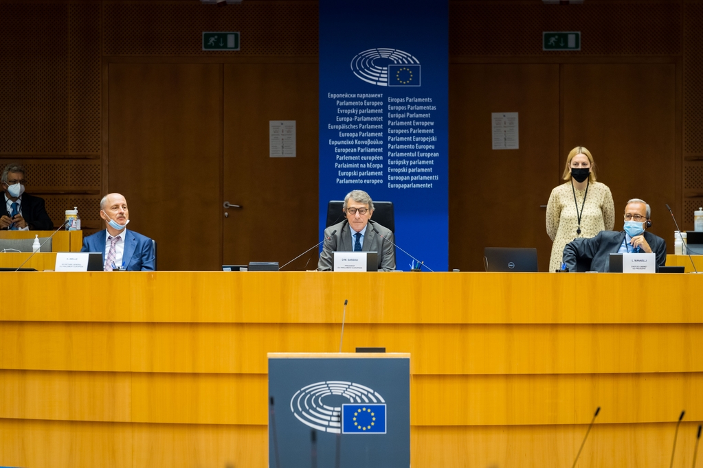 European Parliament President David Maria Sassoli