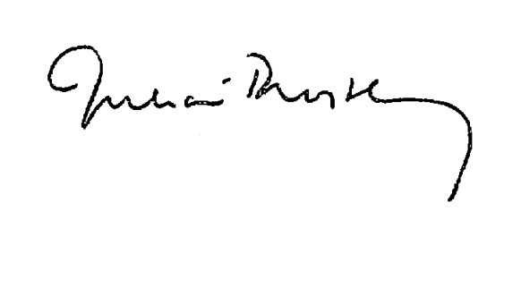 Secretary-General Julian Priestley Signature