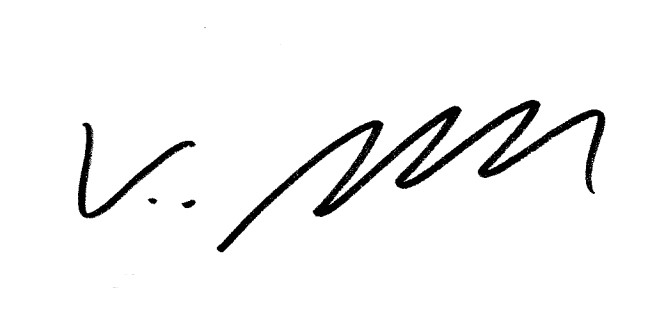 Secretary-General Klaus Welle Signature