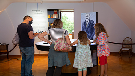 Exhibition inside the Jean Monnet House
