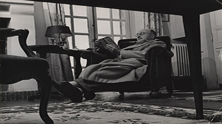 Jean Monnet reading in Houjarray