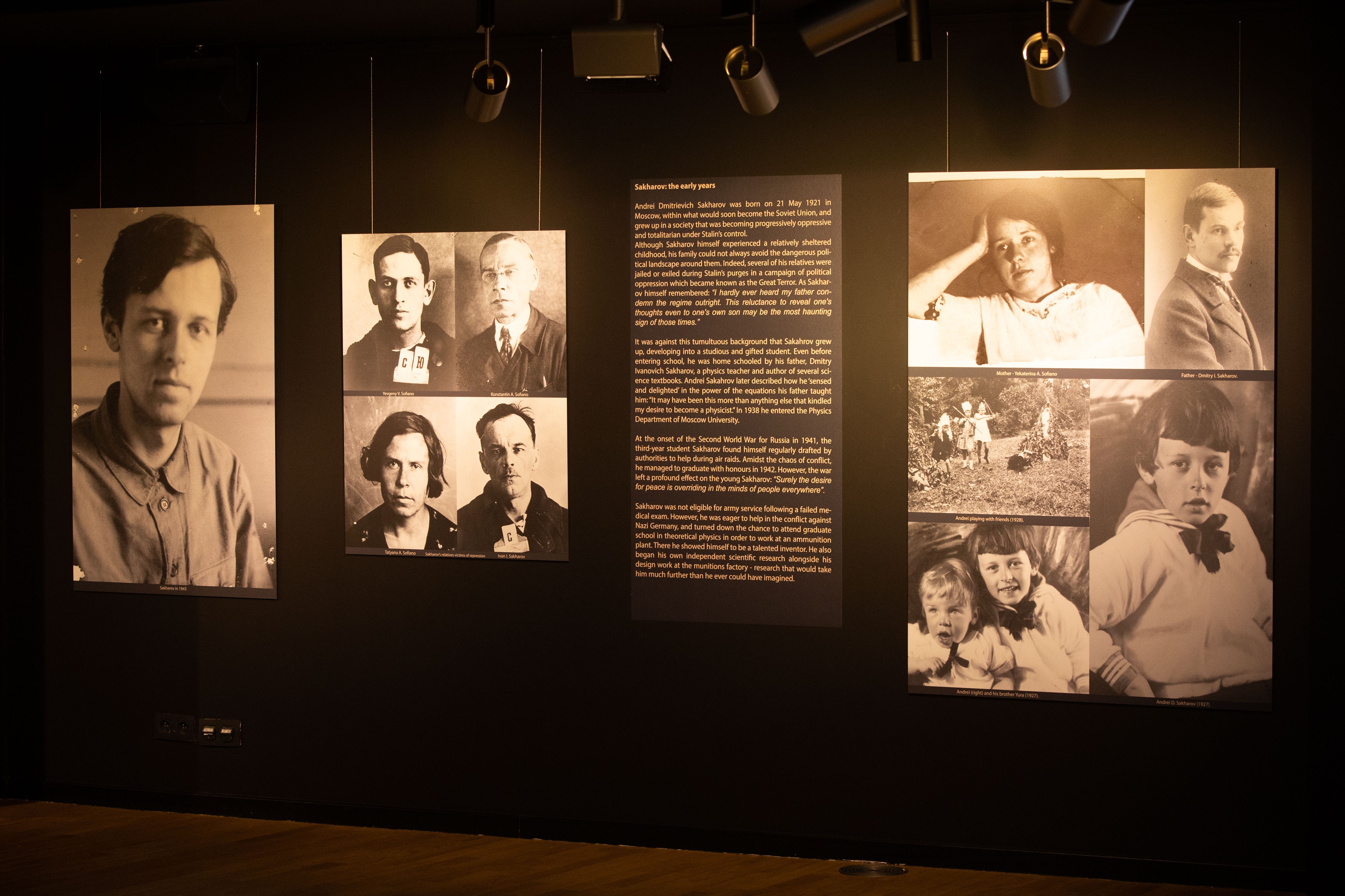 Temporary exhibition on Sakharov by the House of European History