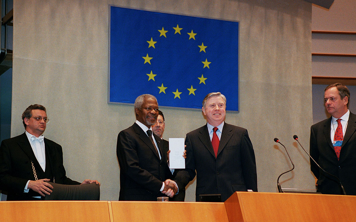 Kofi Annan, Sakharov Prize