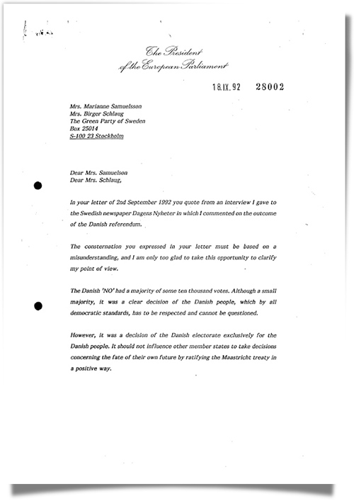 1992 Klepsch correspondence reaction