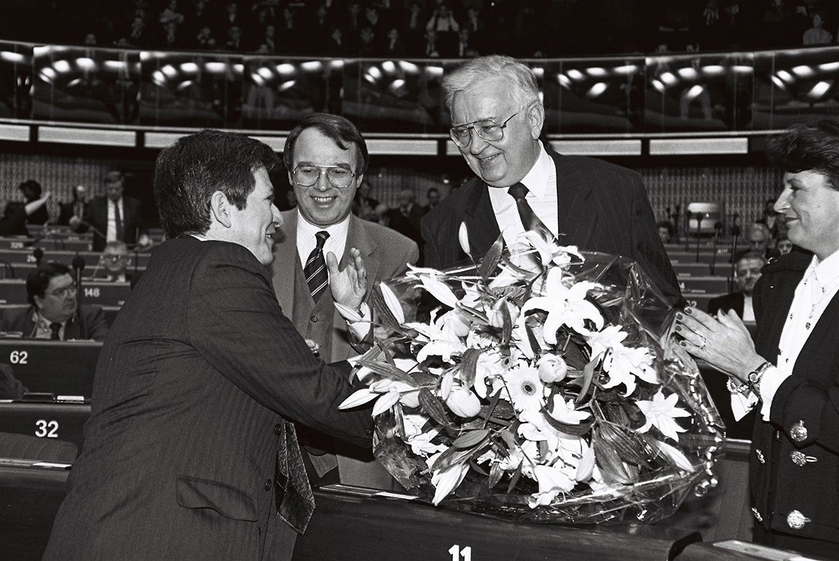 Election of Egon Klepsch as EP President