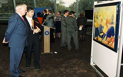Inauguration of exhibition in 1992