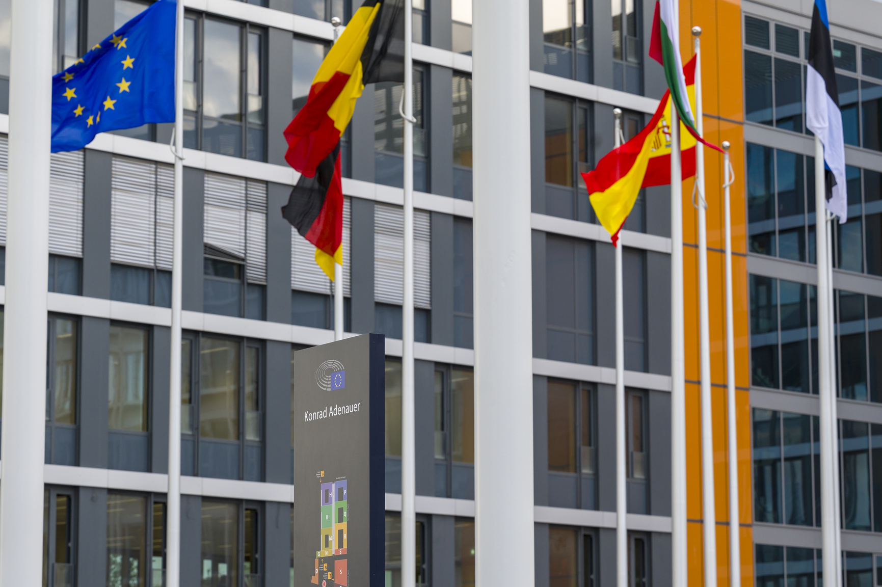 European Parliament Adenauer Building, Luxembourg