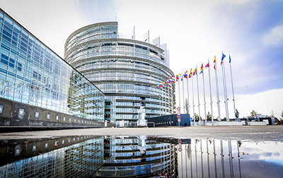 European Parliament Building in Strasbourg