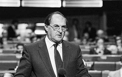 Former European Parliament President Lord Henry Plumb